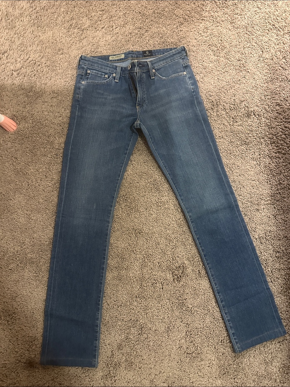 AG Adriano Goldschmied Women's Skinny Jeans in Medium Blue